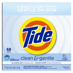 Tide Clean and Gentle Powder Laundry Detergent, 77 Ounce (Pack of 1)