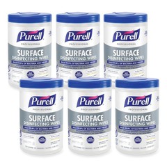 EXPIRED 12/2024 – PURELL Professional Surface Wipes, 7″x 8″ Wipes (Pack of 6)