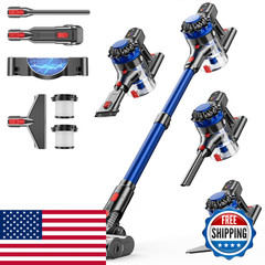 Kardv Cordless Vacuum Cleaner 500W/40Kpa Vacuum Cleaners For Home 60Mins Stick