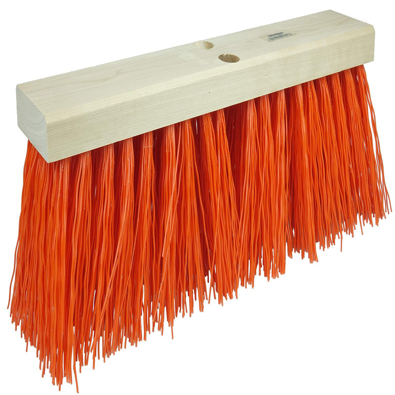 Weiler 42055 24 Street Broom 5-1/4 Trim Length Orange Polypropylene Fill Made