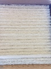 Boardwalk 198 6 in. x 9 in. Light Duty Scour Pad – White (20/Carton) New