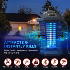 Klahaite Bug Zapper Outdoor Electric Mosquito Zapper Fly Zapper Indoor Fly