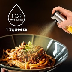 Daily Treasures 2Pack Upgraded Precise Nozzle Olive Oil Glass transparent