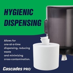Cascades PRO H153 7.3″ x 10″ 2-Ply Center-Pull Paper Towels – White (6/CT) New