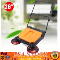 26″ Hand-push Sweeper Industrial Floor Sweeper Walk Behind sweeping 15L