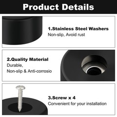 4 PCS 192310GS Anti Vibration Rubber Feet for Air Compressors, Anti Vibration…