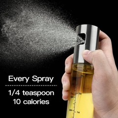 NORBASE Oil Sprayer for Cooking, 2 Pack Upgraded Olive Spray Transparent