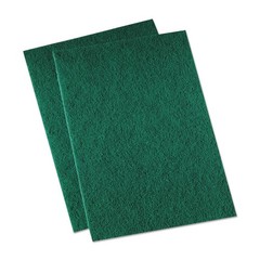 Boardwalk 196 6 in. x 9 in. Medium Duty Scour Pad – Green (20/Carton) New