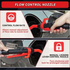 Portable Battery Powered Gas Transfer Pump, Battery Operated Liquid Water/Fuel T