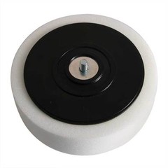 6″ White Compounding Pad 5/16″-24 Male Thread Replaces Porter Cable 54745