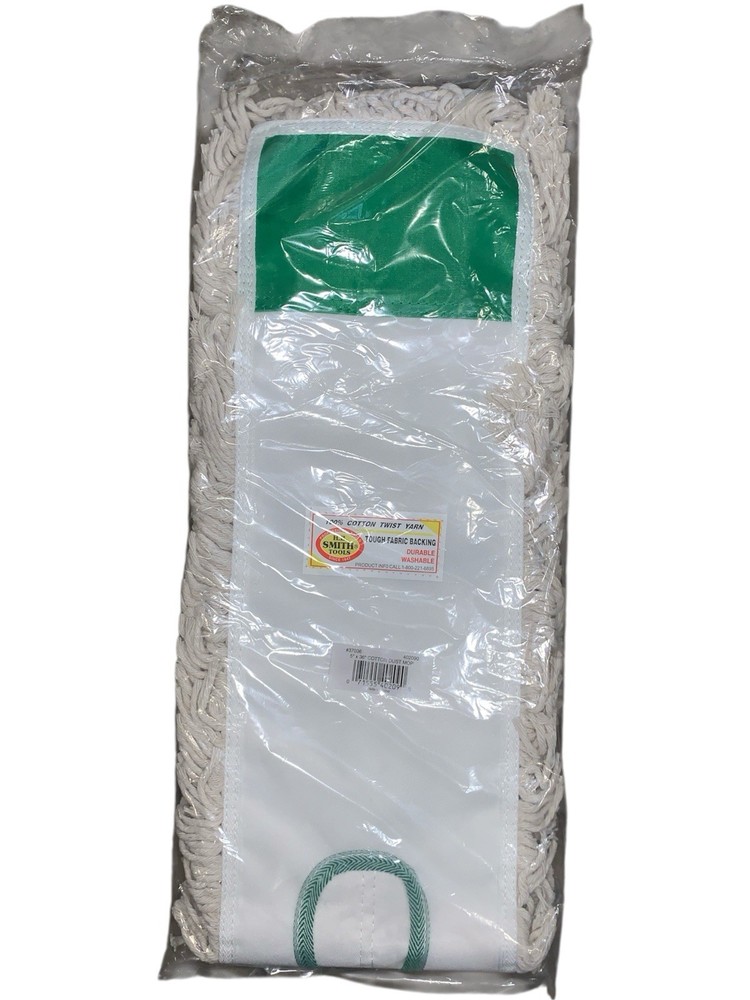 industrial dust mop head 5″x 36″ new in package #3524 white
