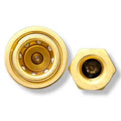 1/4″ Brass Quick Disconnect Coupler Carpet Cleaning Extractor for Wands Hose 2PC