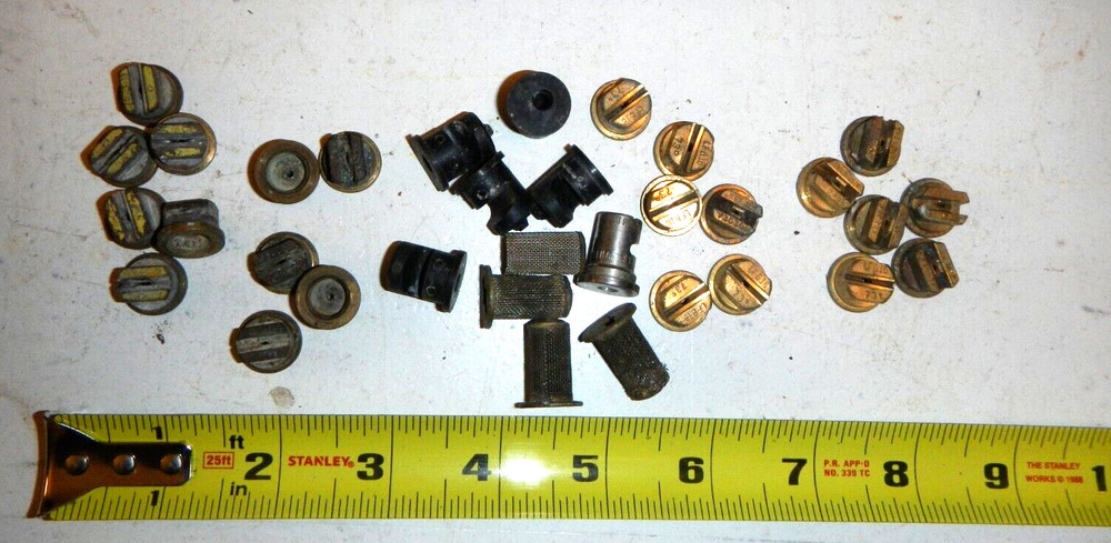Misc lot Delavan LF Series Fan Spray Nozzle Tip Brass
