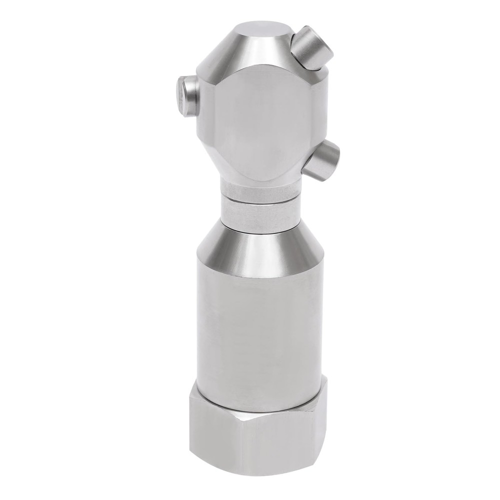 360° Rotating Spray Nozzle – 304 Stainless Steel, 50L/Min Flow High Pressur