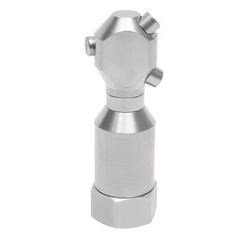 360° Rotating Spray Nozzle – 304 Stainless Steel, 50L/Min Flow High Pressur