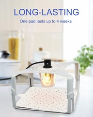 24 PCS Flea Trap Refills Square Glue Boards Compatible with Terro T230 White