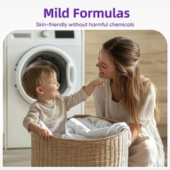 Travel Laundry Detergent Sheets 60 Count (Pack of 1), Lavender 120Loads
