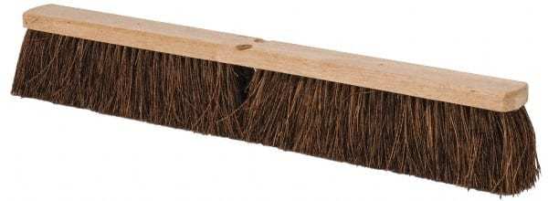 PRO SOURCE 30″ Push Broom Head: Palmyra Bristle, Wood Block, Handle Not Incl