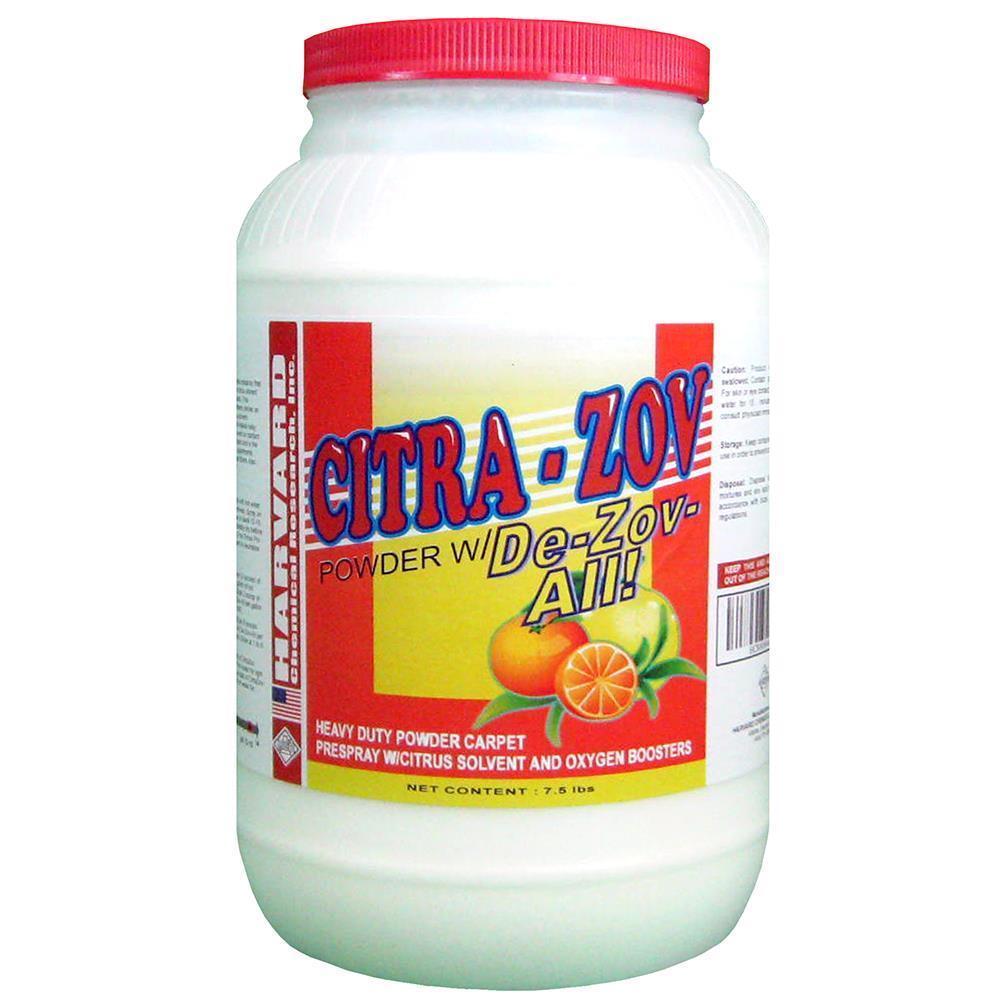 2 JARS HARVARD CHEMICAL CITRAZOV HIGH PH CARPET PRESPRAY POWDER CITRUS CITRA-ZOV