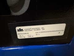 24V WINDSOR SABER CUTTER WALK BEHIND SCRUBBER, VERY CLEAN, 257 HOURS