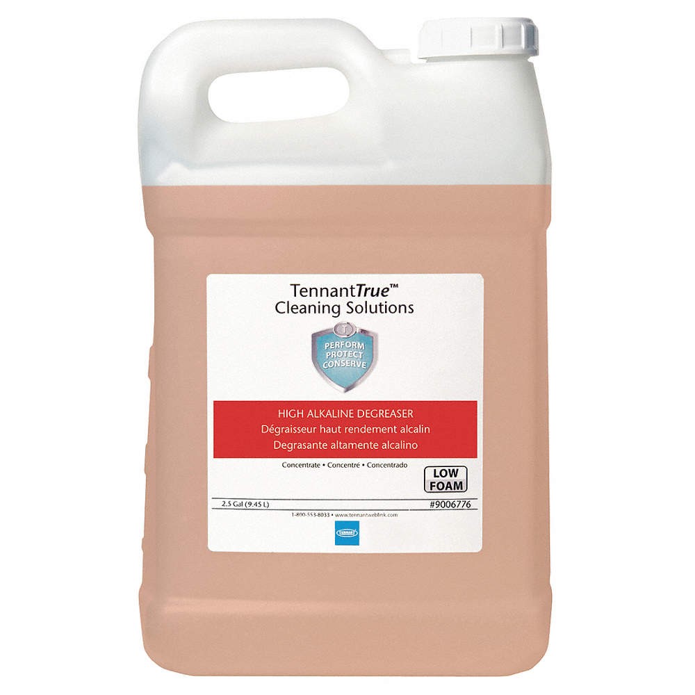 TENNANT 9006776 Degreaser,Unscented,2.50 gal,Jug,PK2 6EPA0