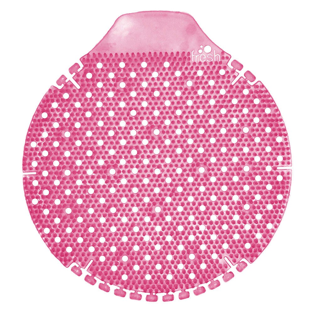 TOUGH GUY 454G76 Urinal Screen,Round,Pink,150 g,PK6 454G76