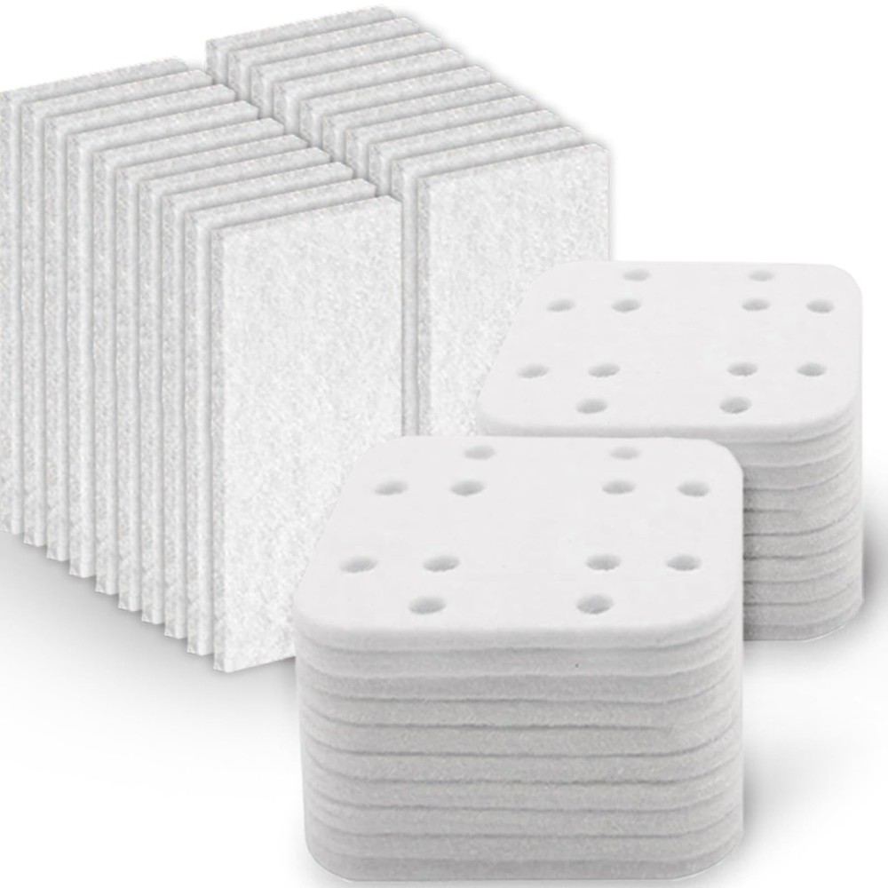 40 Pcs Humidifier Absorption Pads and Aroma Pads Sponge Filter Set