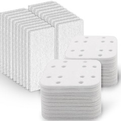 40 Pcs Humidifier Absorption Pads and Aroma Pads Sponge Filter Set