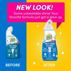 Lemi Shine Toilet Bowl Cleaner – Bleach-Free 24 Ounce (Pack of 3), white