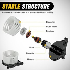 Nilight HVAC Heater Blower Motor with Fan for Ford & Lincoln – F-150 2009 201…