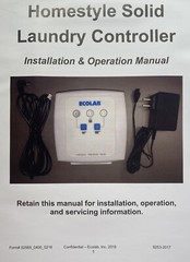 Homestyle Solid Laundry Controller Assembly EC-S9253-1008-R