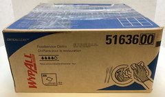 WypAll (51636) CriticalClean Fabric Food Service Cloths 23.5″ x 12.5″ Blue 200ct