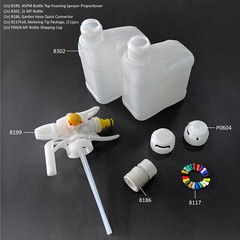 Hand Held Chemical Sprayer, 1L bottle Dual Flow Dual Auto-Dilution Mixing Rate