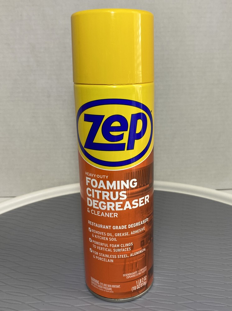 Zep ZUHFD186 Heavy-Duty Foaming Citrus Degreaser & Cleaner 18-oz. – Quantity 1