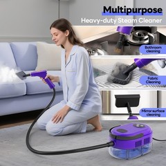 Handheld Steam Cleaner, 10s Fast Handheld Heating Steamer for Cleaning 15-in-1 H