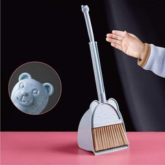 MAYEV Mini Broom with Dustpan for Kids,Little 1 Count (Pack of 1), Blue