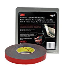 AUTOMOTIVE ATTACHMENT TAPE BLACK 7/8 X 20YRDS MMM-6383