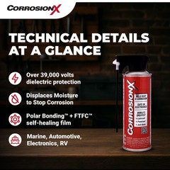 Rust Inhibitor, Industrial-Strength Dielectric Corrosion Prevention, Lubrican…