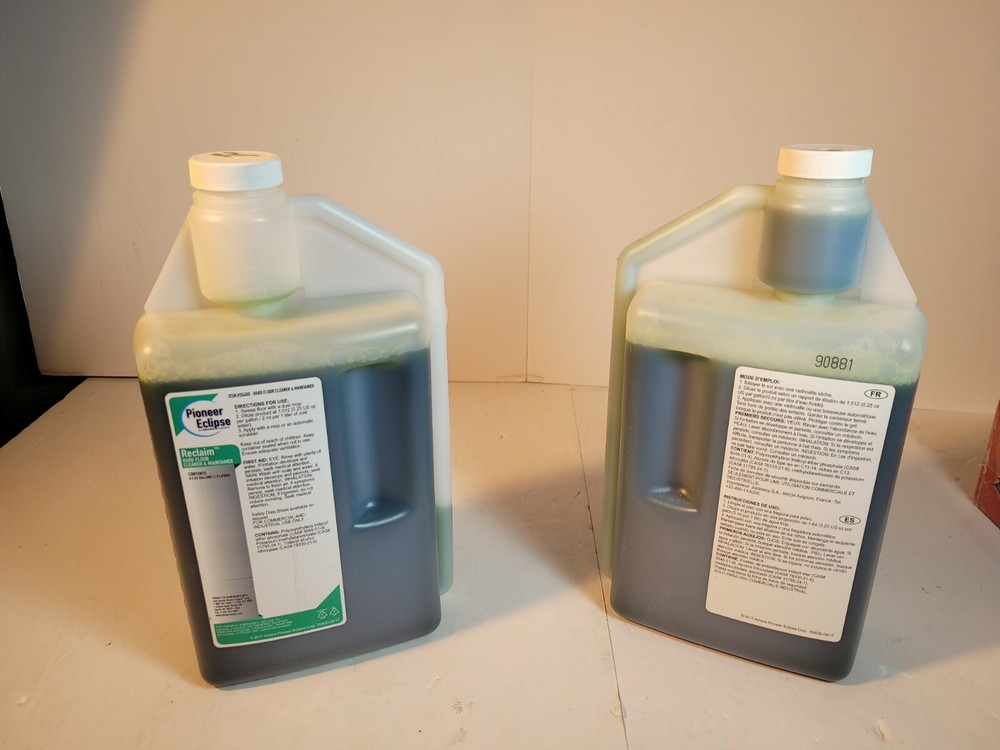 TWO (2)Amano Pioneer Eclipse 354DD reclaim hard floor cleaner Maintainer 0.5 Gal