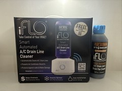 iFLO Smart Automated A/C Drain Line Cleaner 3-6 Month Supply w/ Extra Cartridge