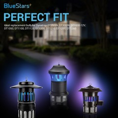BlueStars 6-Pack 7W 41050 Replacement UV Light Bulbs for Indoor DynaTrap Uv