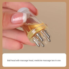 Scalp Applicator Hair Regrowth & Styling Solution Guide Comb Head Oil Roller