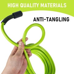 Hourleey Pressure Washer Hose 50 FT, 3600 PSI Flexible Kink 50FT, Green