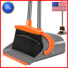 Ivandar Broom And Dustpan Set For Home Broom And Dustpan Combo For Office Long