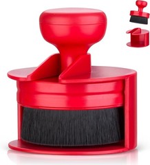 Car Tire Shine Applicator Brush with Stand, Vegan Design for Size: 1Color: Red