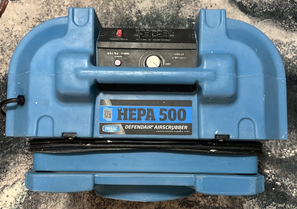 Dri-Eaz DefendAir Hepa 500 Air Scrubber Microban VariableSpeed -Model F284 Clean