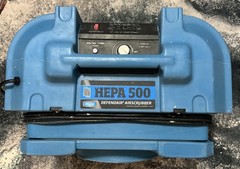 Dri-Eaz DefendAir Hepa 500 Air Scrubber Microban VariableSpeed -Model F284 Clean