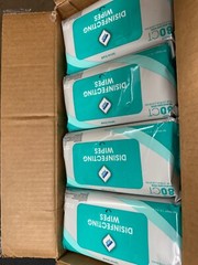 Disinfecting Wipes 12pk 80ct Box – Lemon Scent- Wipes Plus