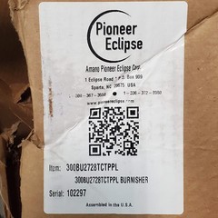 AMANO PIONEER ECLIPSE Traction Floor Burnisher 27-28″ 300BU TPPL Batteries