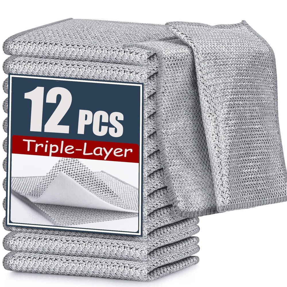 Navona 12 Pcs New Upgrade Steel Wire Small, 12-pack（triple-layer）